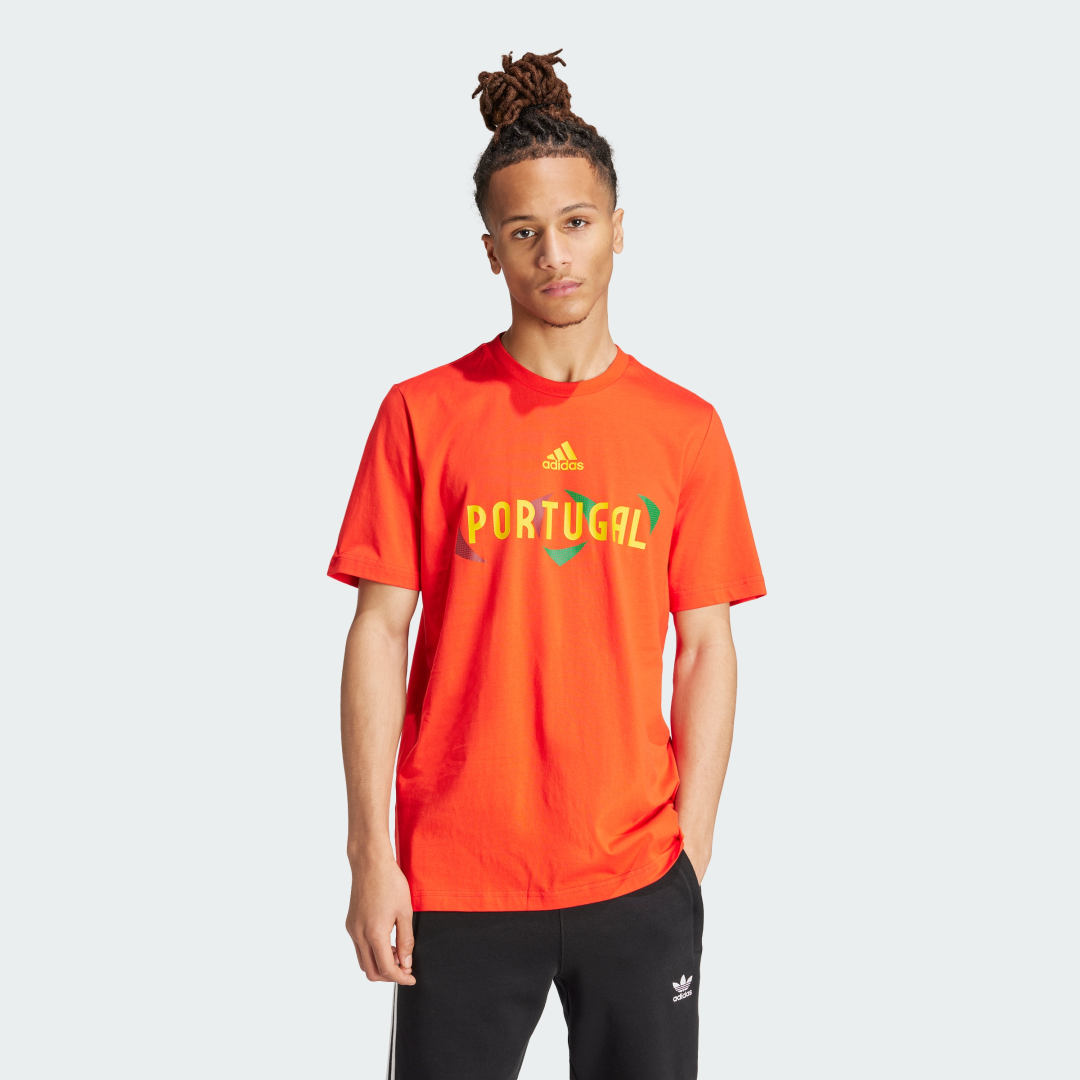 Тениска adidas Performance UEFA EURO24™ Portugal T-Shirt Червено | IT9317, 0