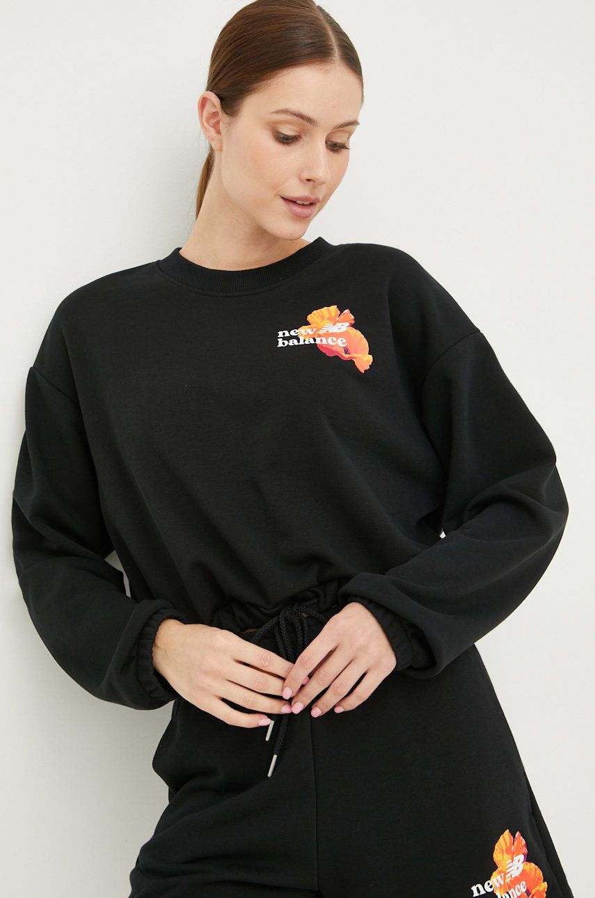 Суитчър New Balance crewneck Черно | WT21559BK, 0
