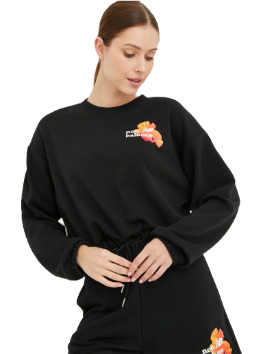 Суитчър New Balance crewneck Черно | WT21559BK