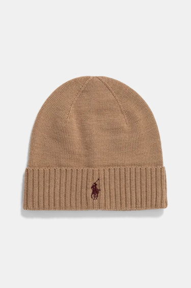 Шал Polo by Ralph Lauren Wool Hat and Scarf Set Кафяво | 710951146, 1