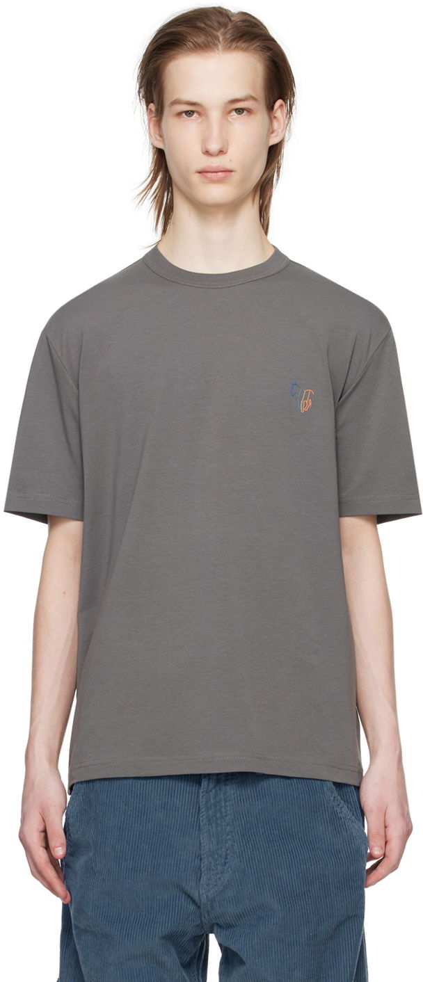 Тениска Paul Smith PS Paul Smith Zebra T-Shirt Сиво | M2R-220X-M21816-76, 0