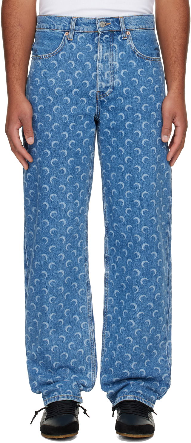 Moon Laser Baggy Jeans