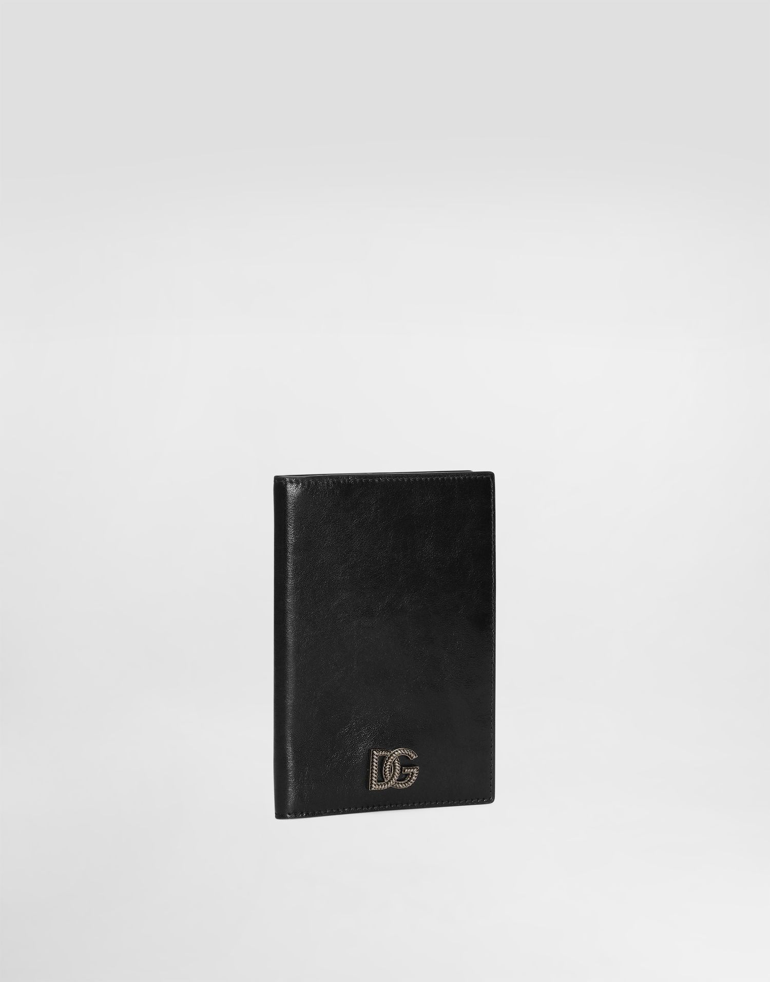 Портфейл Dolce & Gabbana Tempesta Calfskin Passport Holder Черно | BP2215AU99480999, 1