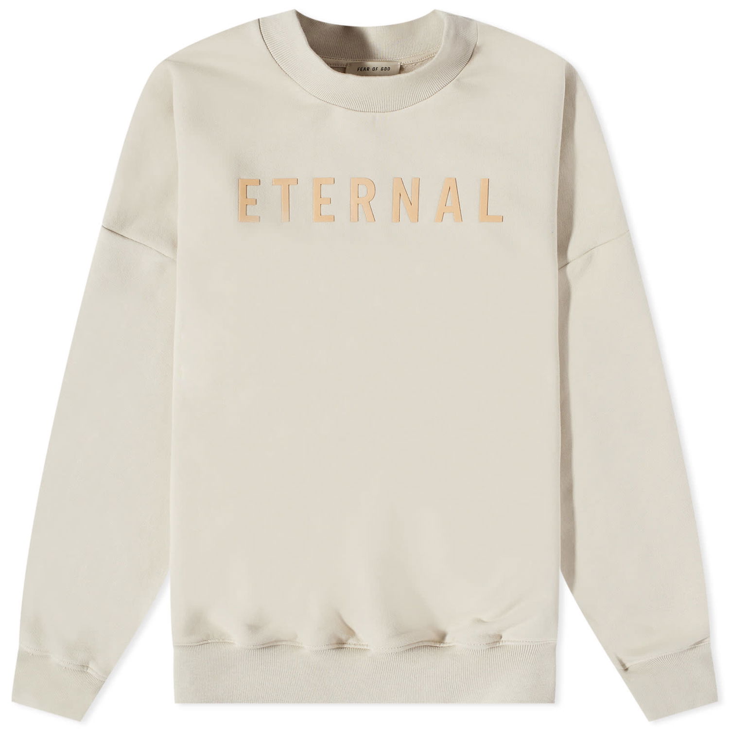 Пуловер Fear of God Eternal Fleece Crewneck Бежово | FGE50-003AFLC-024, 0