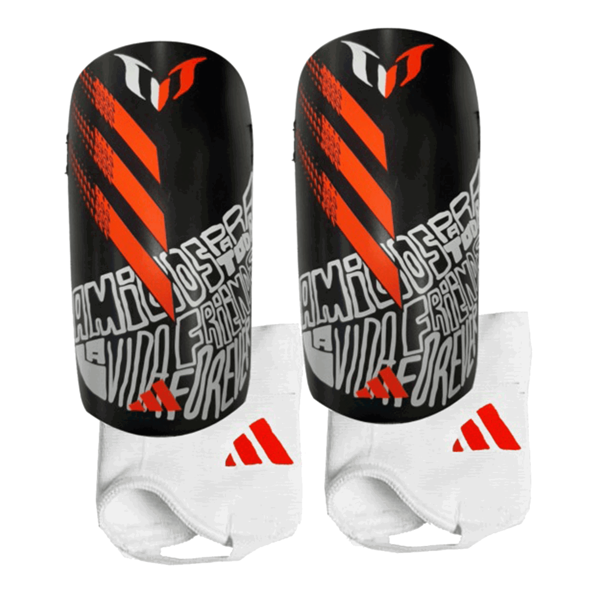 Спортна екипировка adidas Originals Messi Shin Guards with Ankle Guards Многоцветен | HF9722, 0