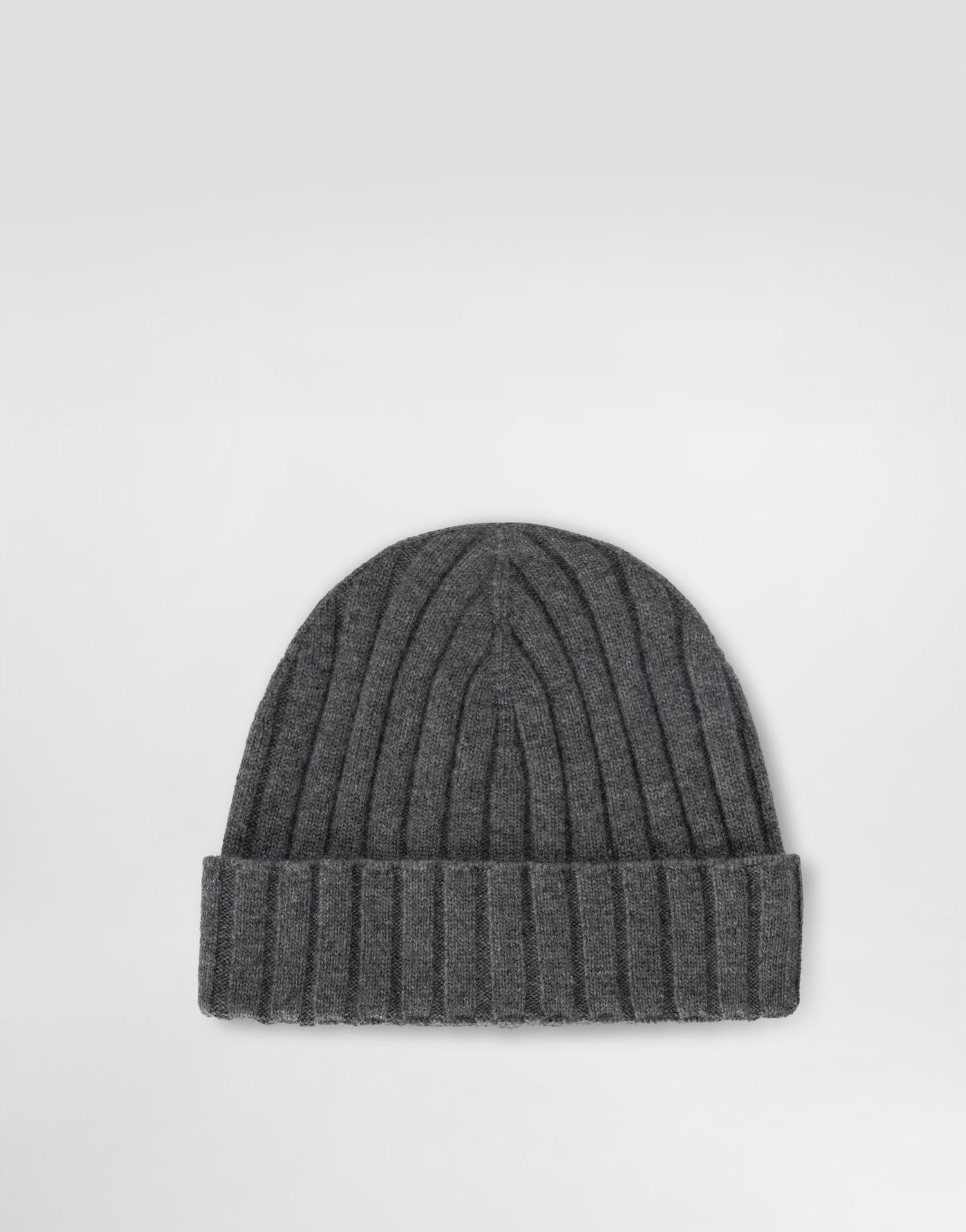 Шапка Dolce & Gabbana Dolce & Gabbana Cashmere Flat Rib Beanie Сиво | FXQ10ZJBW0SN5822, 1