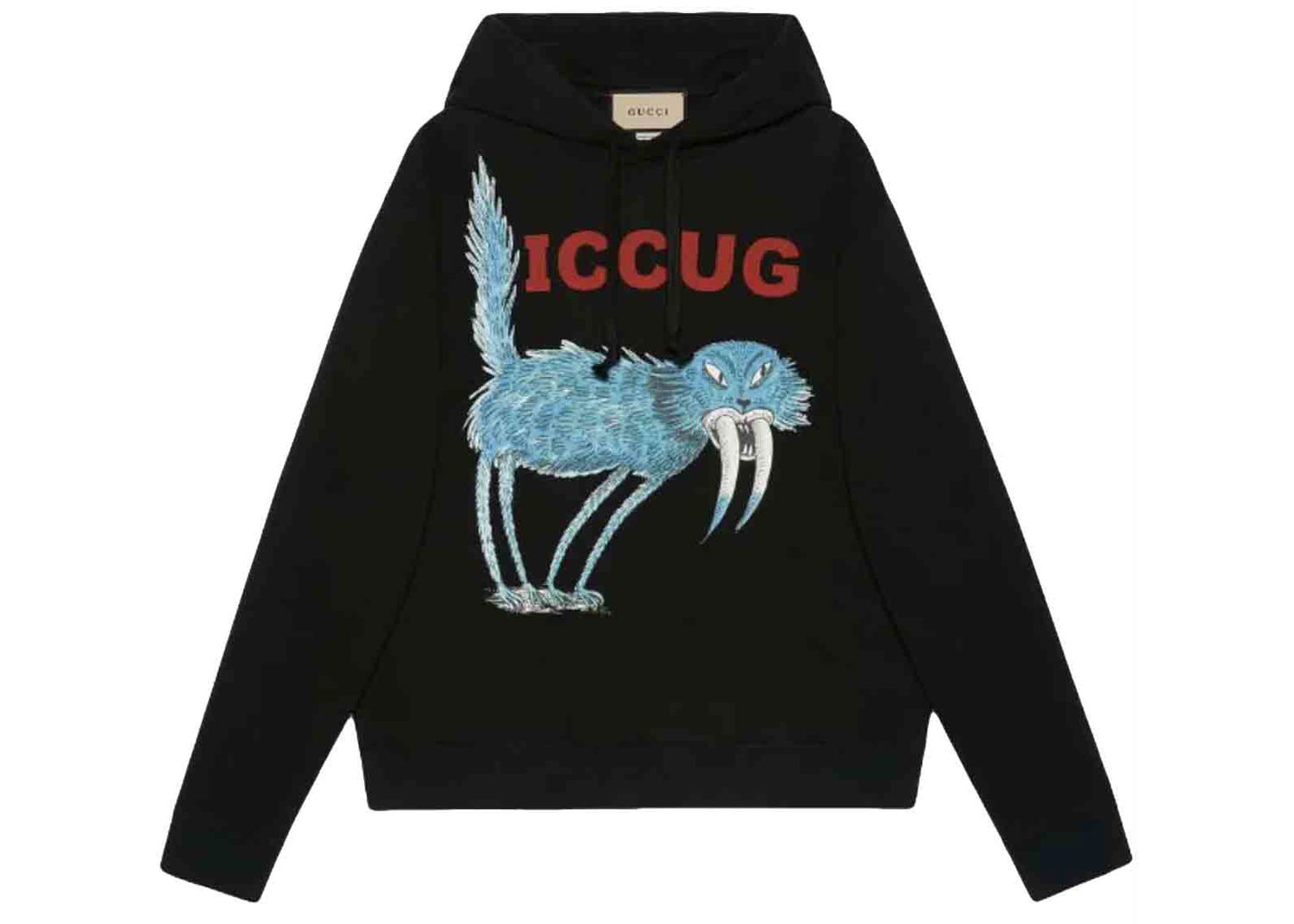 Суитчър Gucci Freya Hartas ICCUG Hoodie Черно | 646953XJDJN, 0
