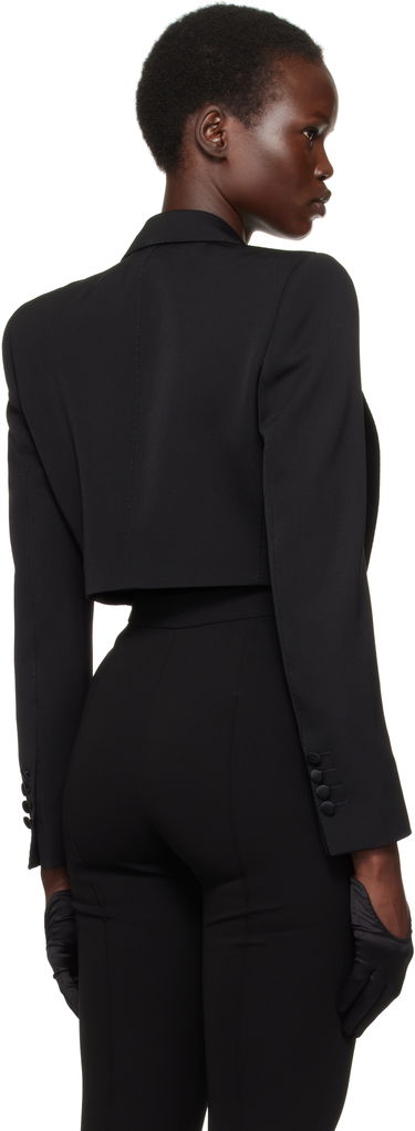 Яке бомбър Dolce & Gabbana Dolce&Gabbana Spencer Tuxedo Wool Blazer Черно | F296YT FU21E, 2