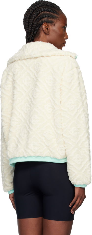 Яке Casablanca Monogram Jacquard Fleece Jacket Бяло | WPF25-JK-390-01, 2
