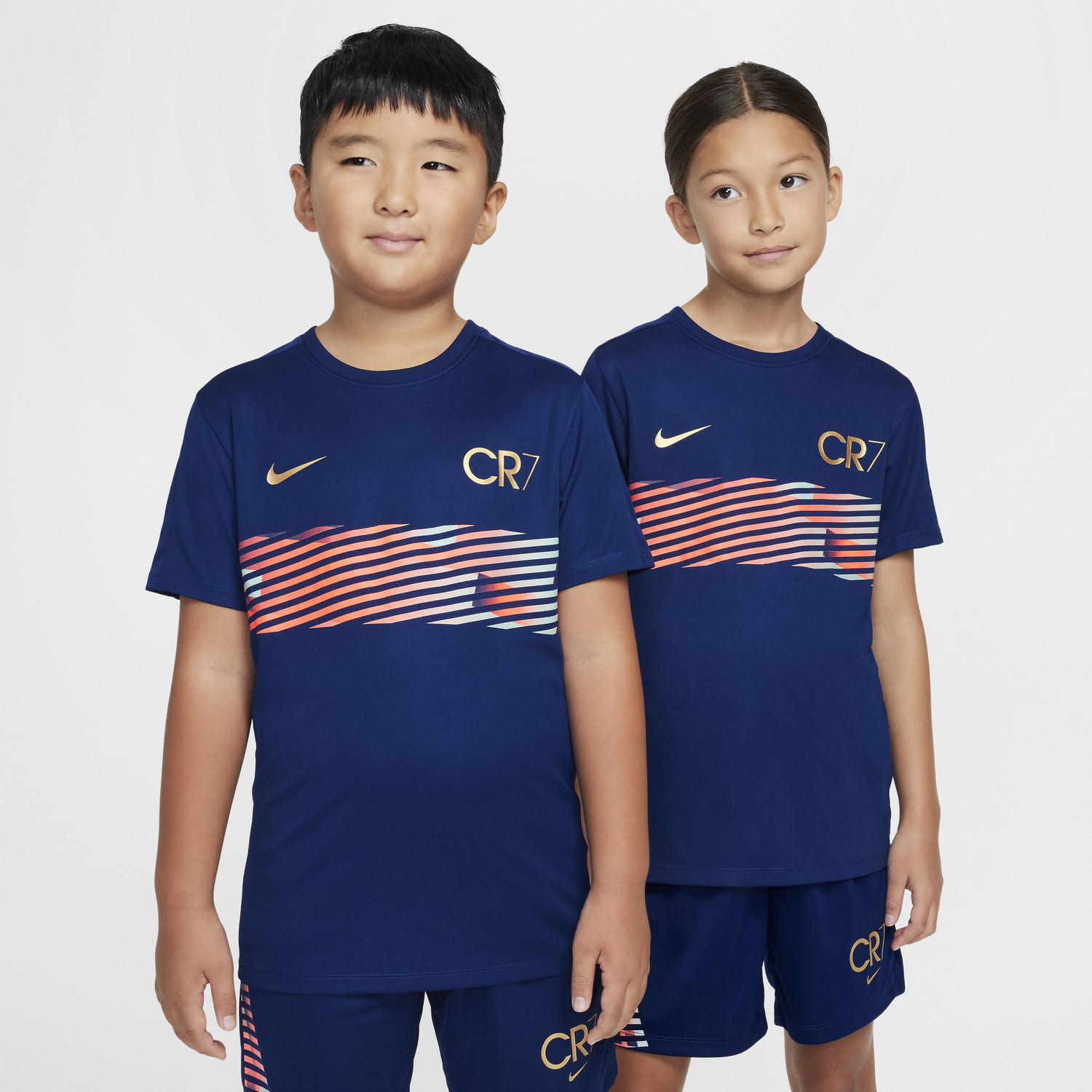 Тениска Nike CR7 Dri-FIT Academy Kids' Soccer T-Shirt Синьо | HF4372-492, 0