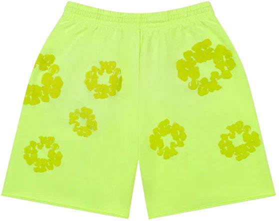 Къси панталони Denim Tears Cotton Wreath Sweat Shorts Жълто | ss25brs0612, 1