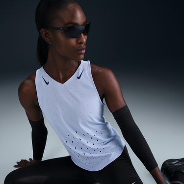 Потник Nike AeroSwift Dri-FIT ADV Running Tank Синьо | FN2504-057, 1