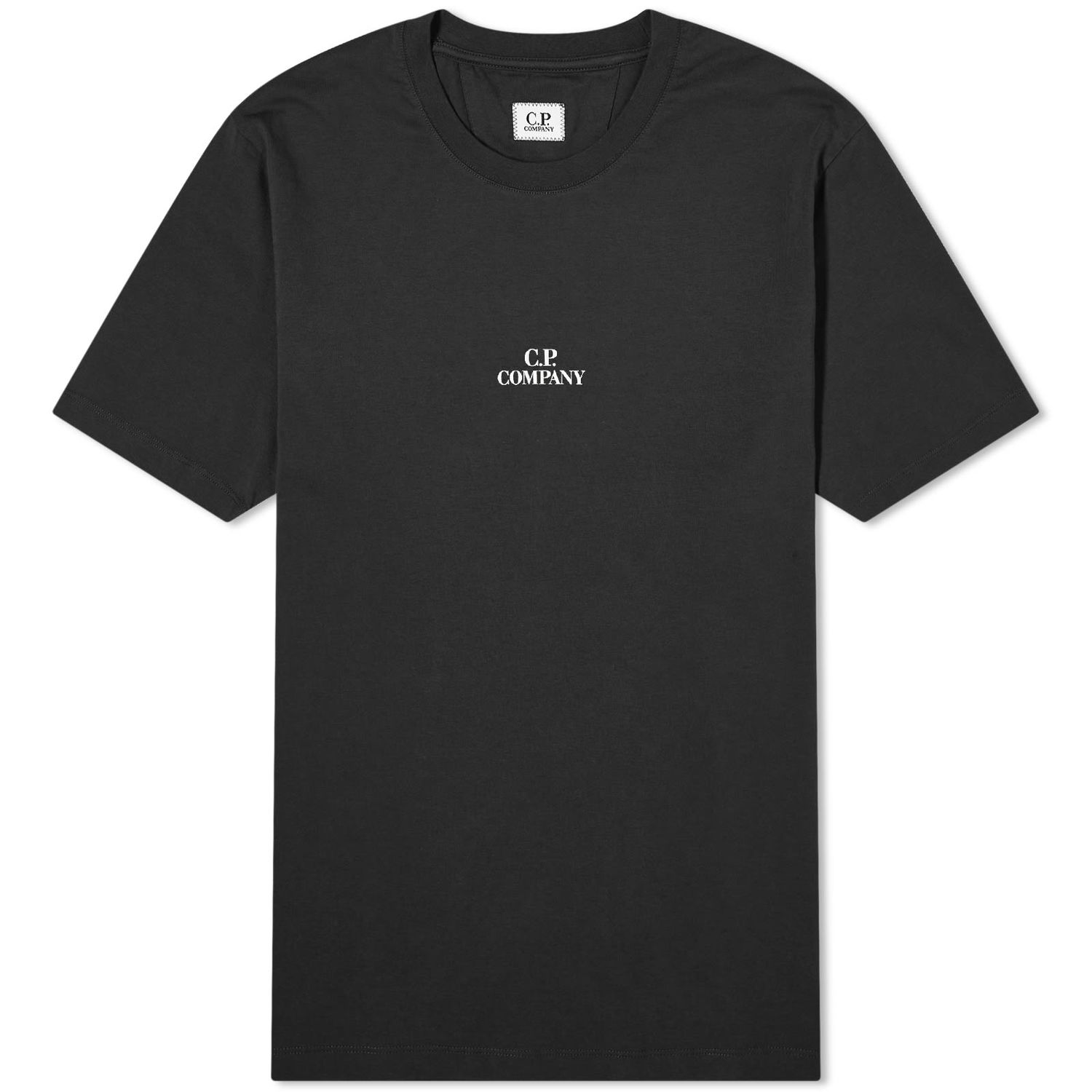 Тениска C.P. Company 30/1 Jersey Graphic T-Shirt Черно | CMTS141A-006586W-999, 0