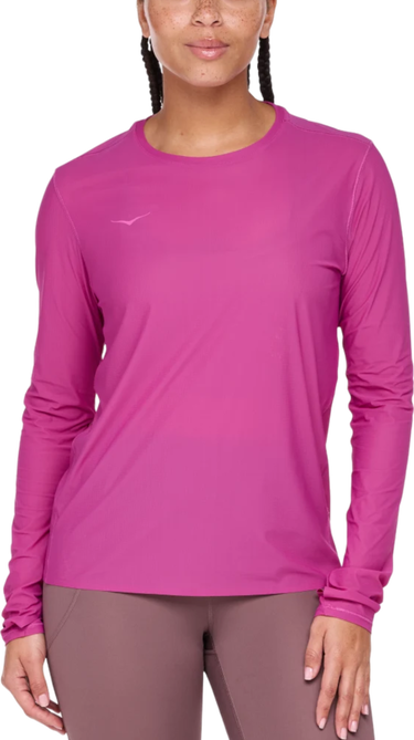 Тениска Hoka One One Hoka Airolite Run Long Sleeve Розово | 1151083-fsc, 0