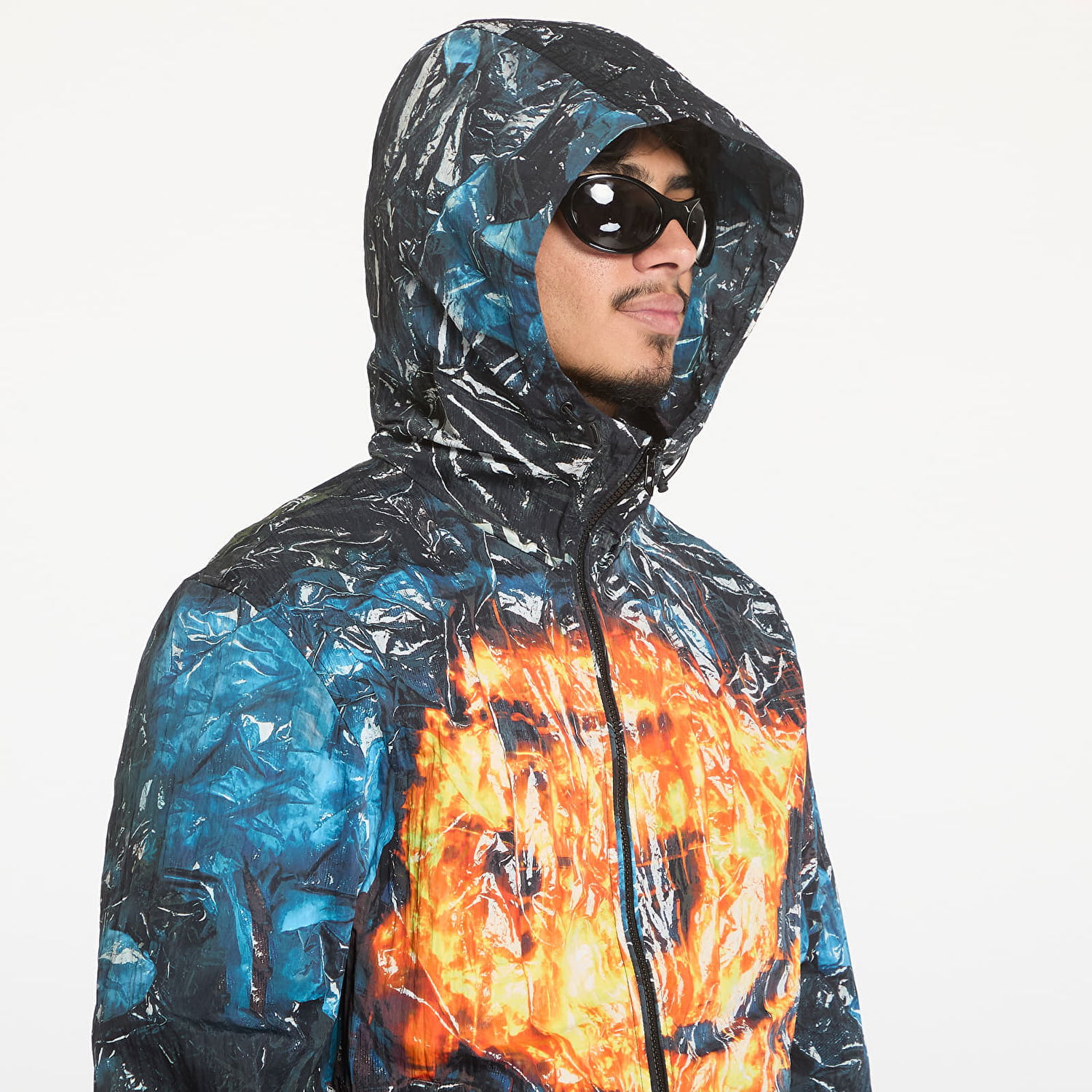 Яке Diesel J-Warrett-Poster Jacket Blue/ Black Многоцветен | A15614_0HPAH Black, 1