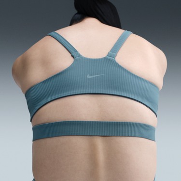 Сутиен Nike Nike Zenvy Light-Support Ribbed Sports Bra Зелено | HF5378-006, 3