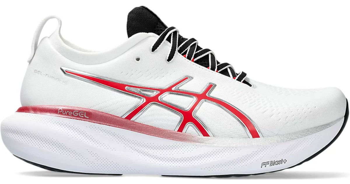 Кецове и обувки Asics GEL-Nimbus 25 Бяло | 1011b750-100, 1