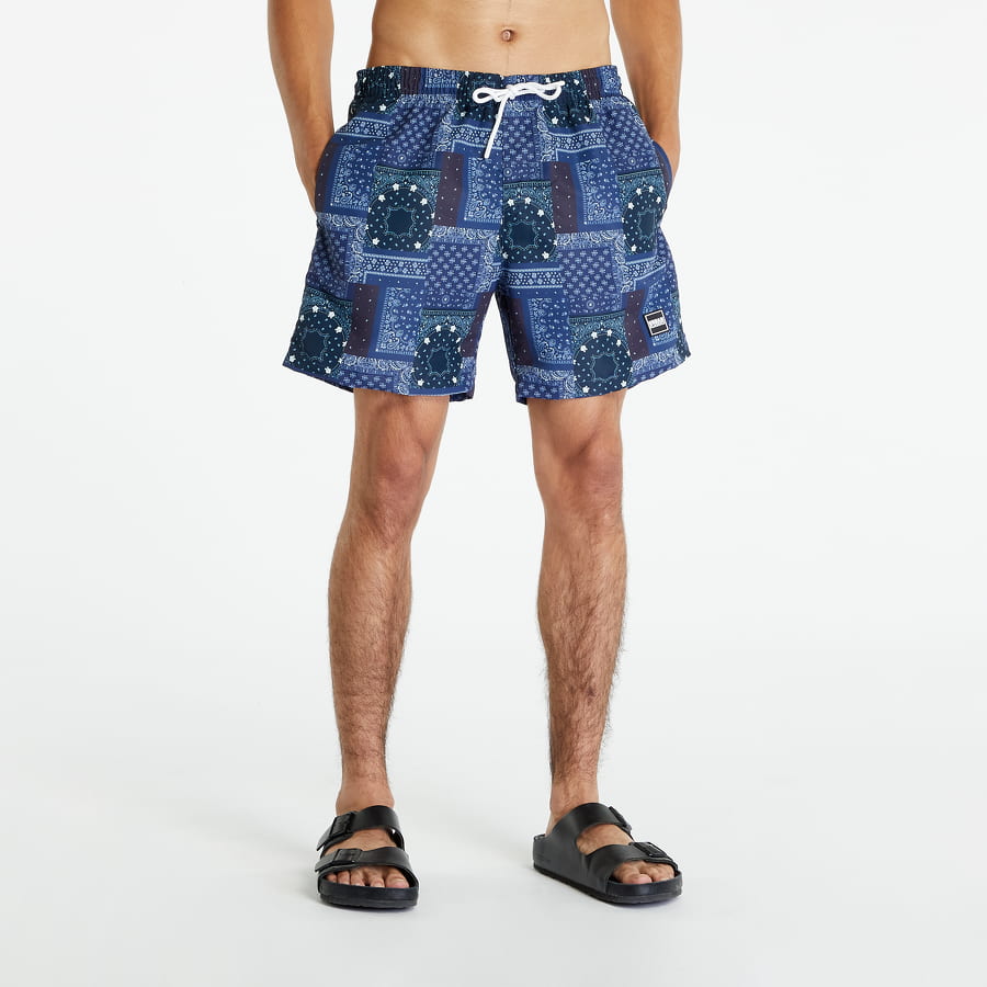 Бански Urban Classics Pattern Swim Shorts Синьо | TB2679-03773, 0