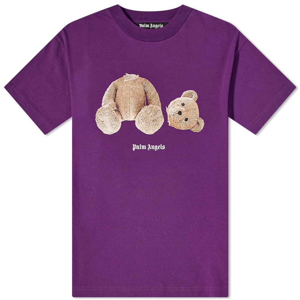 Тениска Palm Angels Kill The Bear Tee Лилаво | PMAA001F21JER0233760, 0