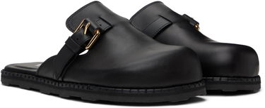 Облекло Moschino Moschino Leather Mule Loafers Черно | 251 MB10152G0M GA0 000, 3