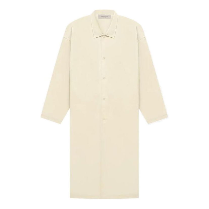 Риза Fear of God Essentials Long Sleeve Shirt Coat Бежово | FOG-SS22-712
