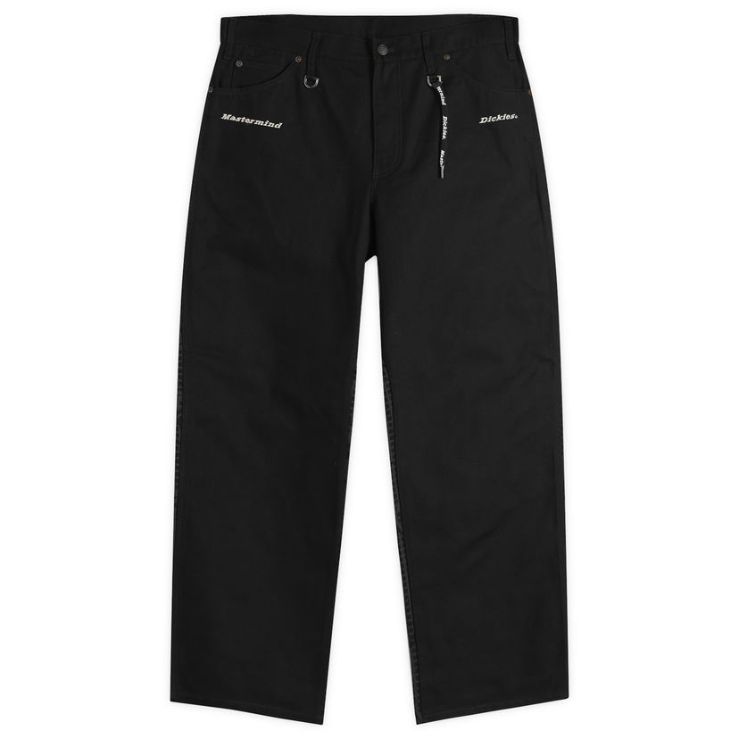 Панталони Mastermind WORLD Mastermind World x Dickies Duck Carpenter Pants, Size Large Черно | MJ25C14-PA100-2