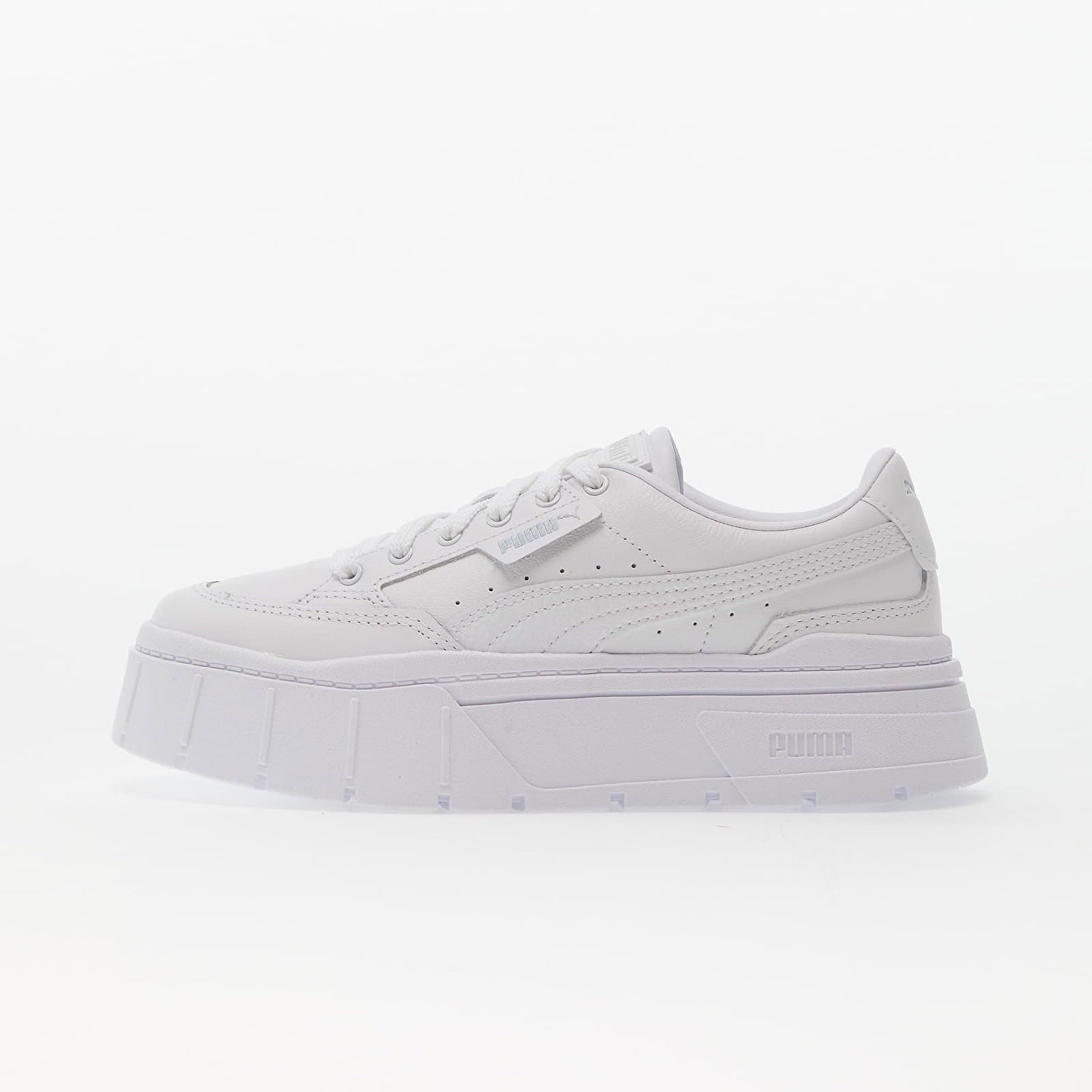 Кецове и обувки Puma Mayze Stack Leather W Бяло | 38441201, 0