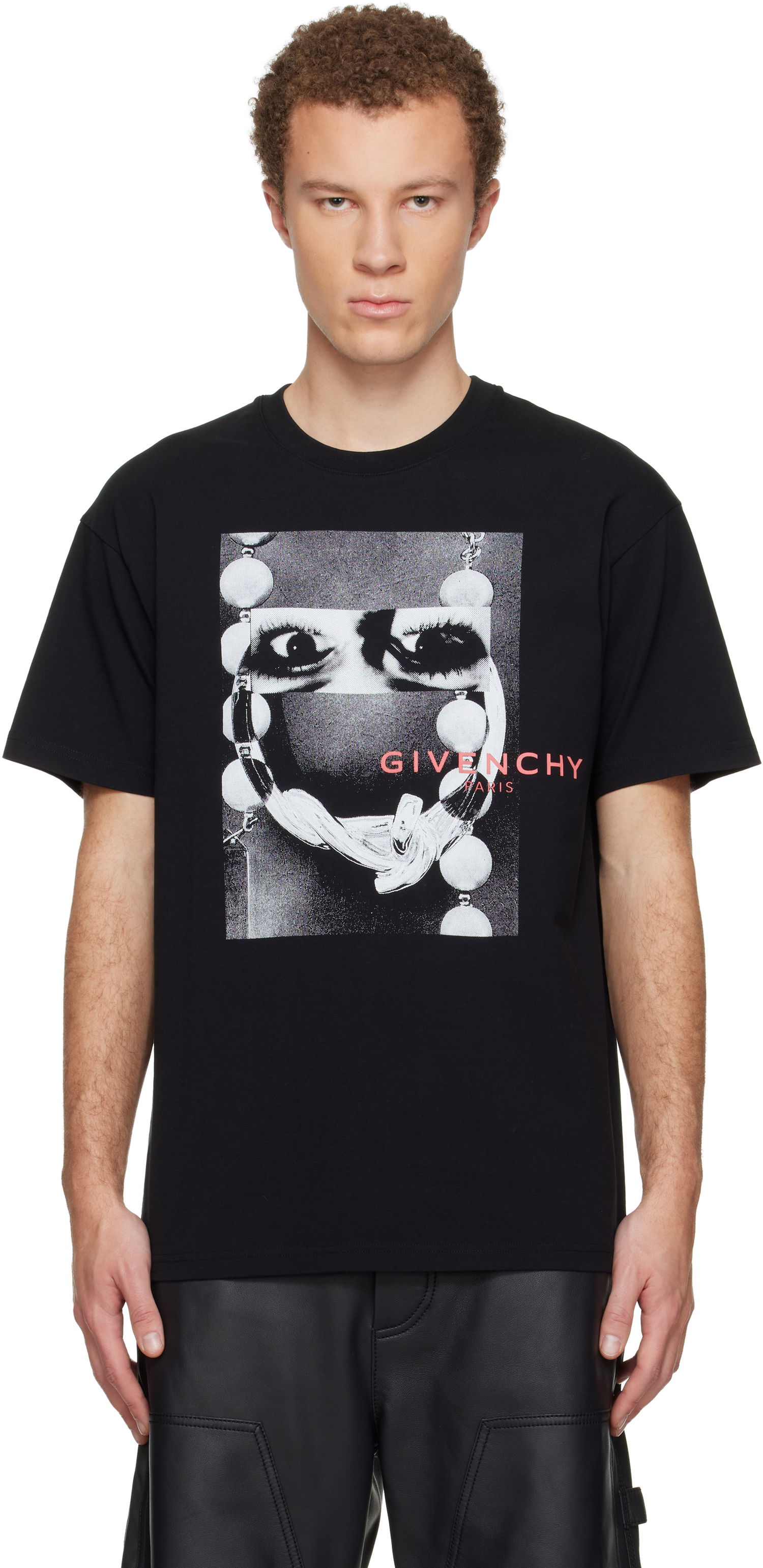 Тениска Givenchy Regular Fit Graphic T-shirt Черно | BM71NK3YSW001, 0