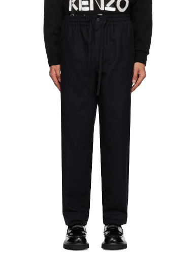 Карго панталони KENZO Paris Drawstring Cargo Pants Черно | FD65PA5019GC