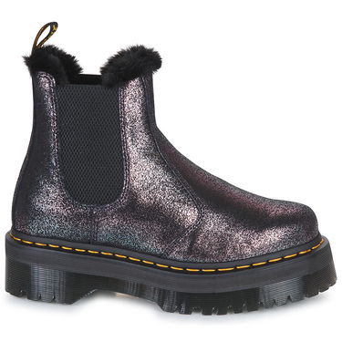 Кецове и обувки Dr. Martens 2976 Quad Fur Lined Distressed Metallic Черно | 27956012, 1