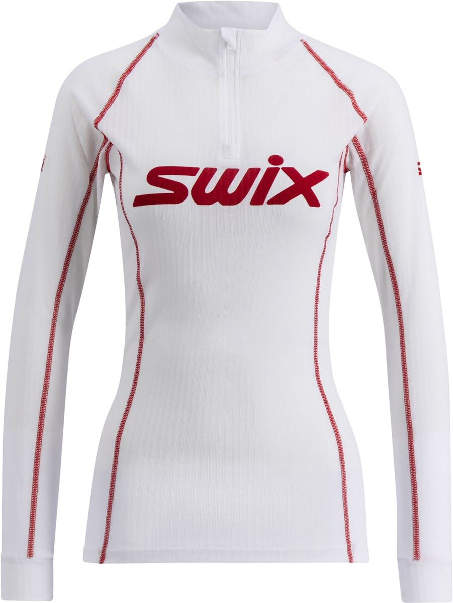 Тениска SWIX SWIX RaceX Classic Half Zip Top Бяло | 10111-23-00036, 1