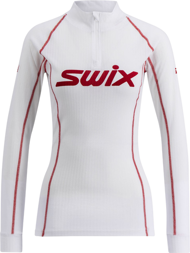 Тениска SWIX SWIX RaceX Classic Half Zip Top Бяло | 10111-23-00036, 1