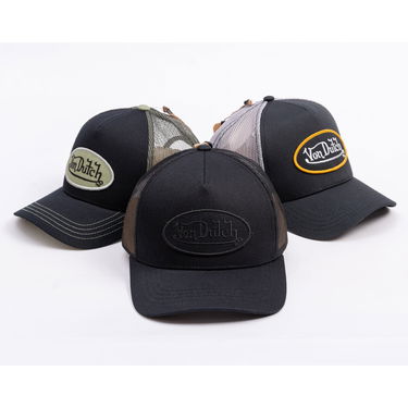 Шапка с козирка Von Dutch Von Dutch Keep An Eye Out Patch Trucker Hat Черно | VD/0/CAS1/LOFB04, 4