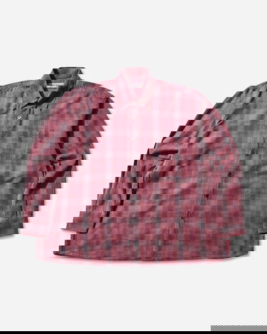 Риза OUR LEGACY Borrowed Shirt Idaho Бургунди | M4252BIDC 001, 1