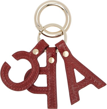 Ключодържатели A.P.C. A.P.C. Lettres 'A.P.C.' Leather Keychain Червено | PXCCK-F63656, 1