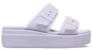 Кецове и обувки Crocs Brooklyn Buckle Frosted Low Sandals Бяло | 210980-5BR, 0