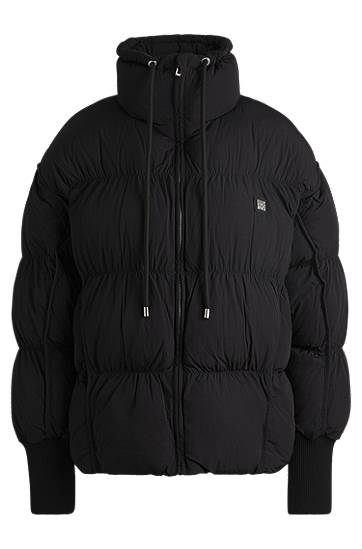 Пухо яке BOSS Water-Repellent Puffer Jacket Черно | 50521363, 0