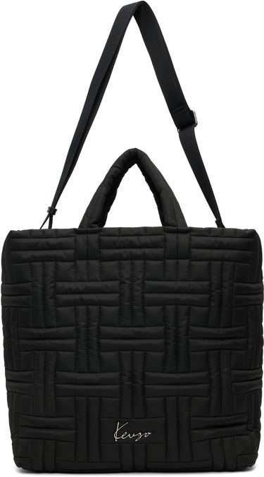 Голяма пазарска чанта KENZO Kenzo 'KENZO Cosy' Large Tote Bag Черно | FF62SA711F03, 0