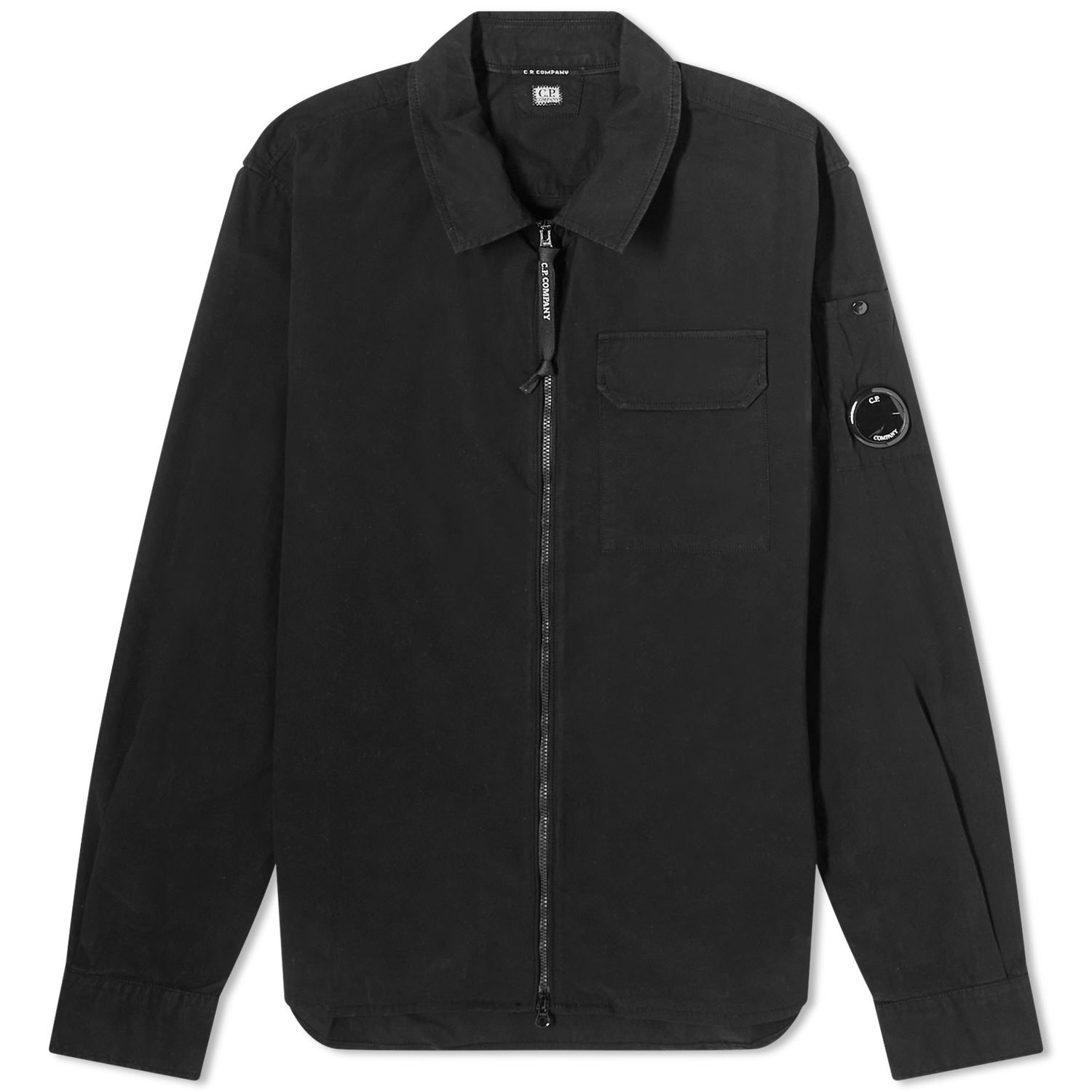 Риза C.P. Company Arm Lens Overshirt Черно | 15CMSH158A-002824G-999, 0