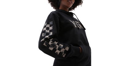 Суитчър Vans Dotty Check Pullover Hoodie Черно | VN0A7RNZBLK, 3