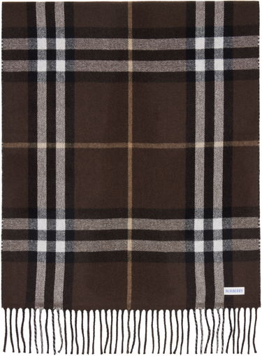 Шал Burberry Reversible Knight Scarf Кафяво | 8112978, 1