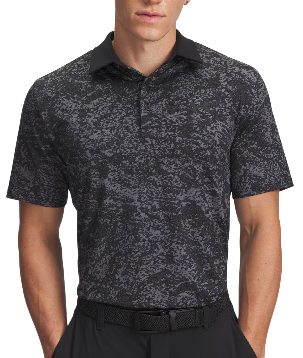 Поло тениска Under Armour Playoff 3.0 Printed Polo Shirt Черно | 1378677-015, 0