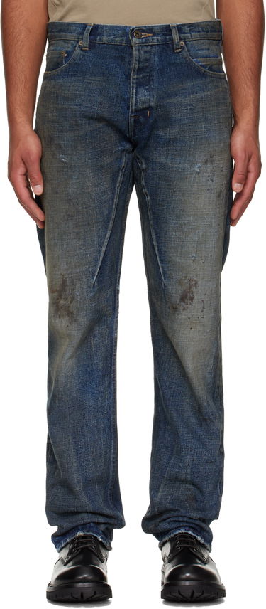 Дънки Rick Owens Rick Owens DRKSHDW Concordians Kurdt Jeans Синьо | DL02E2399 HVWJP, 0