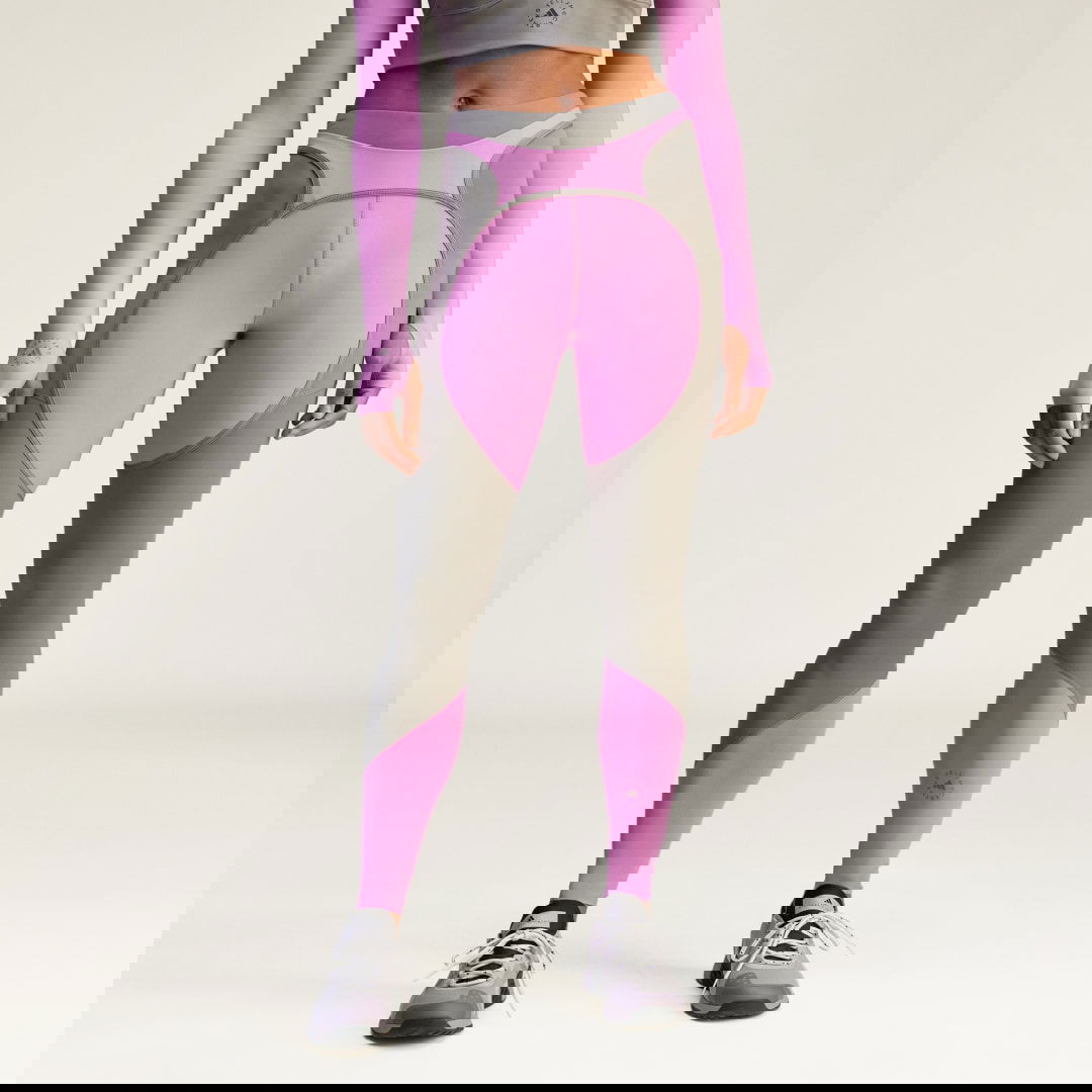 Клинове adidas Performance adidas by Stella McCartney Two-Tone Leggings Розово | JI5247, 0