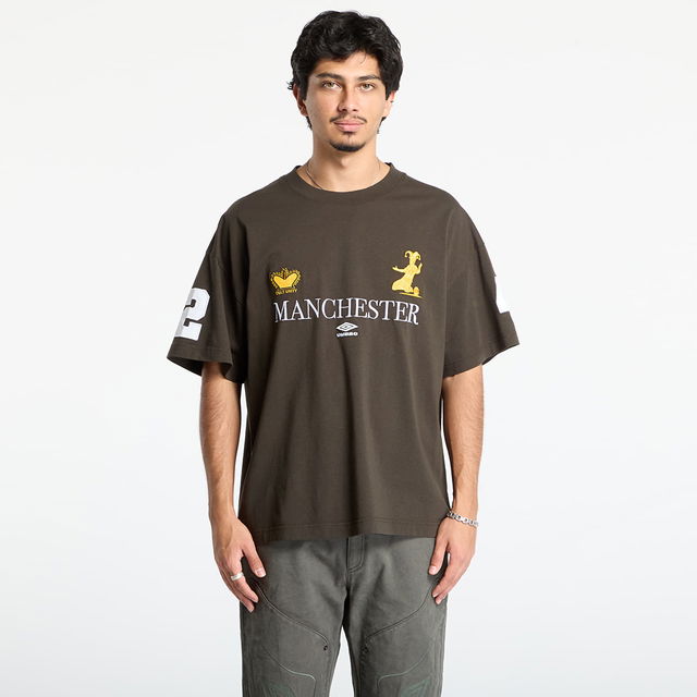 Cult Unity Manchester Graphic Oversized T-Shirt with Number 2 Sleeve