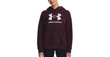 Суитчър Under Armour Rival Fleece Big Logo Hoodie Бургунди | 1379501-600, 1