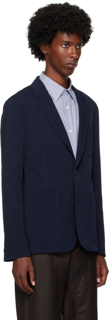 Жилетка Paul Smith PS by Paul Smith Seersucker Blazer Тъмно синьо | M2R-2171-N22092-47, 1