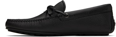 Кецове и обувки BOSS BOSS Grained-Leather Driver Sole Loafers Черно | 50536247, 2