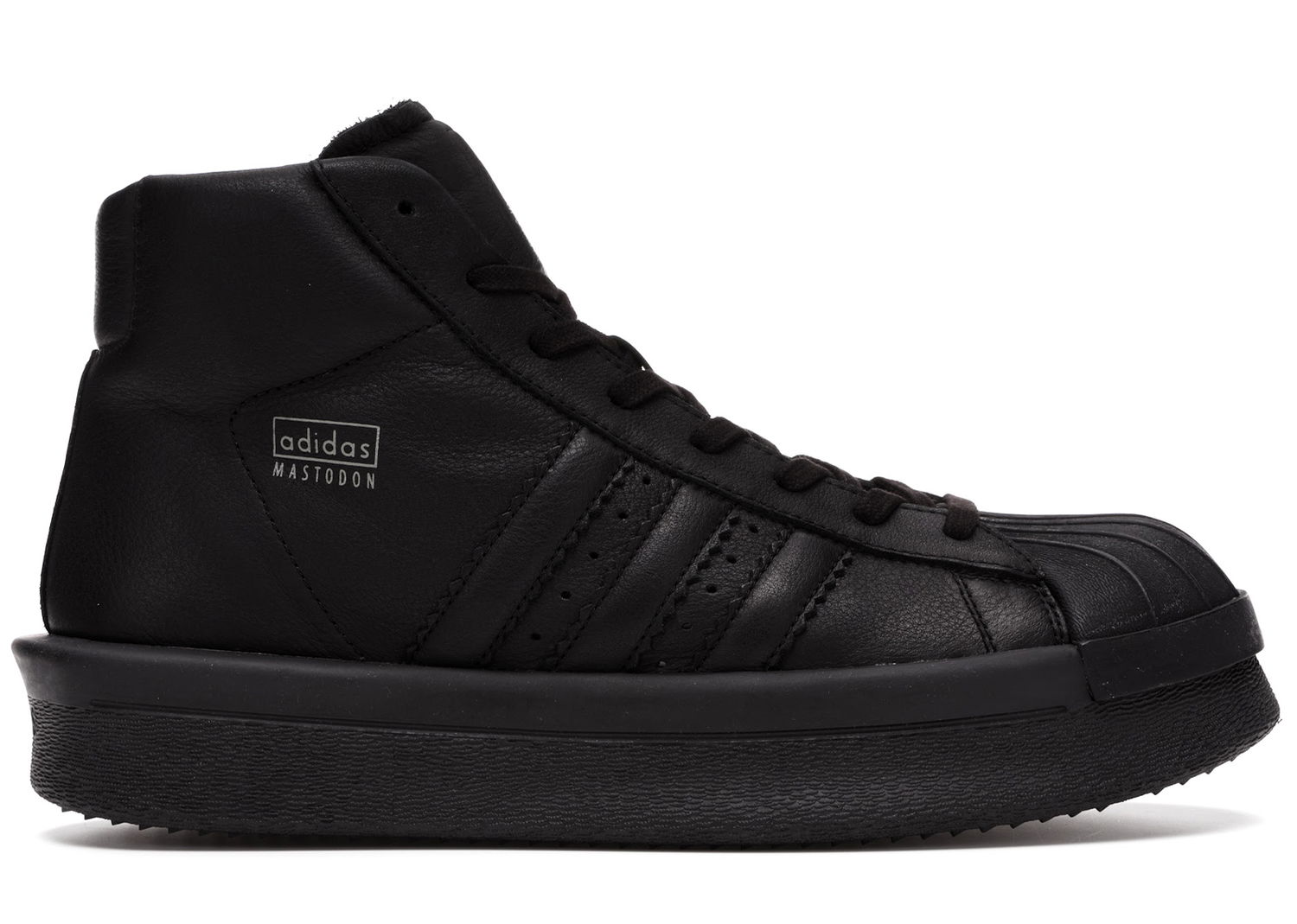 Кецове и обувки adidas Originals Mastodon Pro Model Rick Owens Triple Black Черно | BA9763, 0