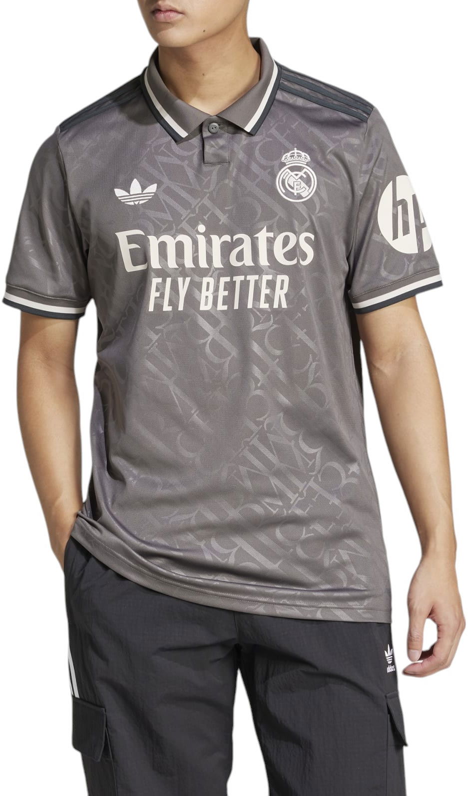 Поло тениска adidas Originals Real Madrid Originals 2024/25 Jersey Сиво | jx2119, 0